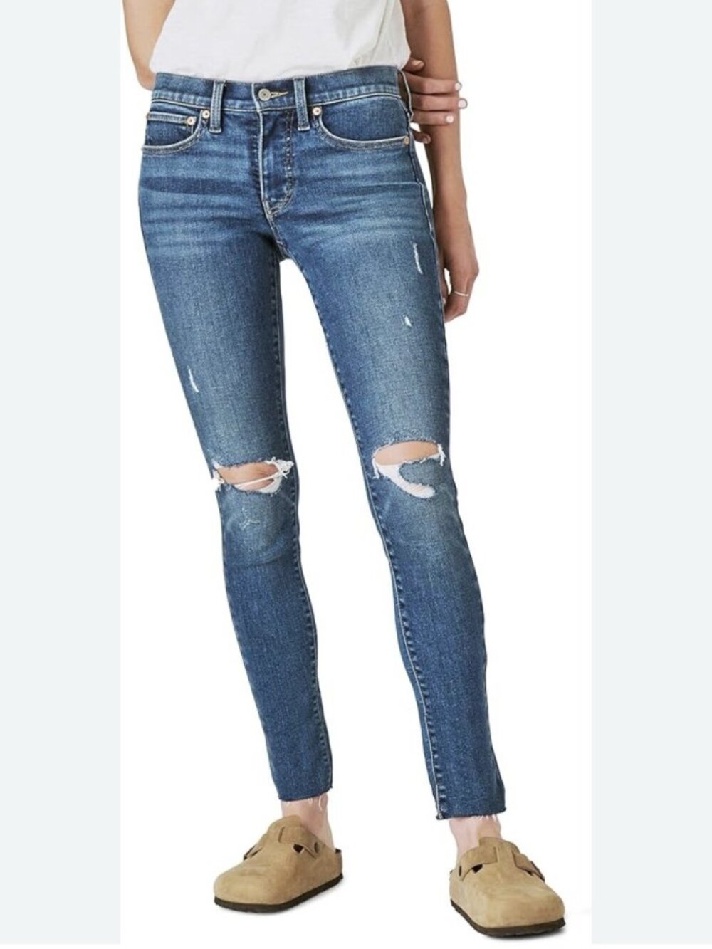 Lucky Brand Mid-Rise Skinny Ava Jeans Blue Denim 8/29 Women’s